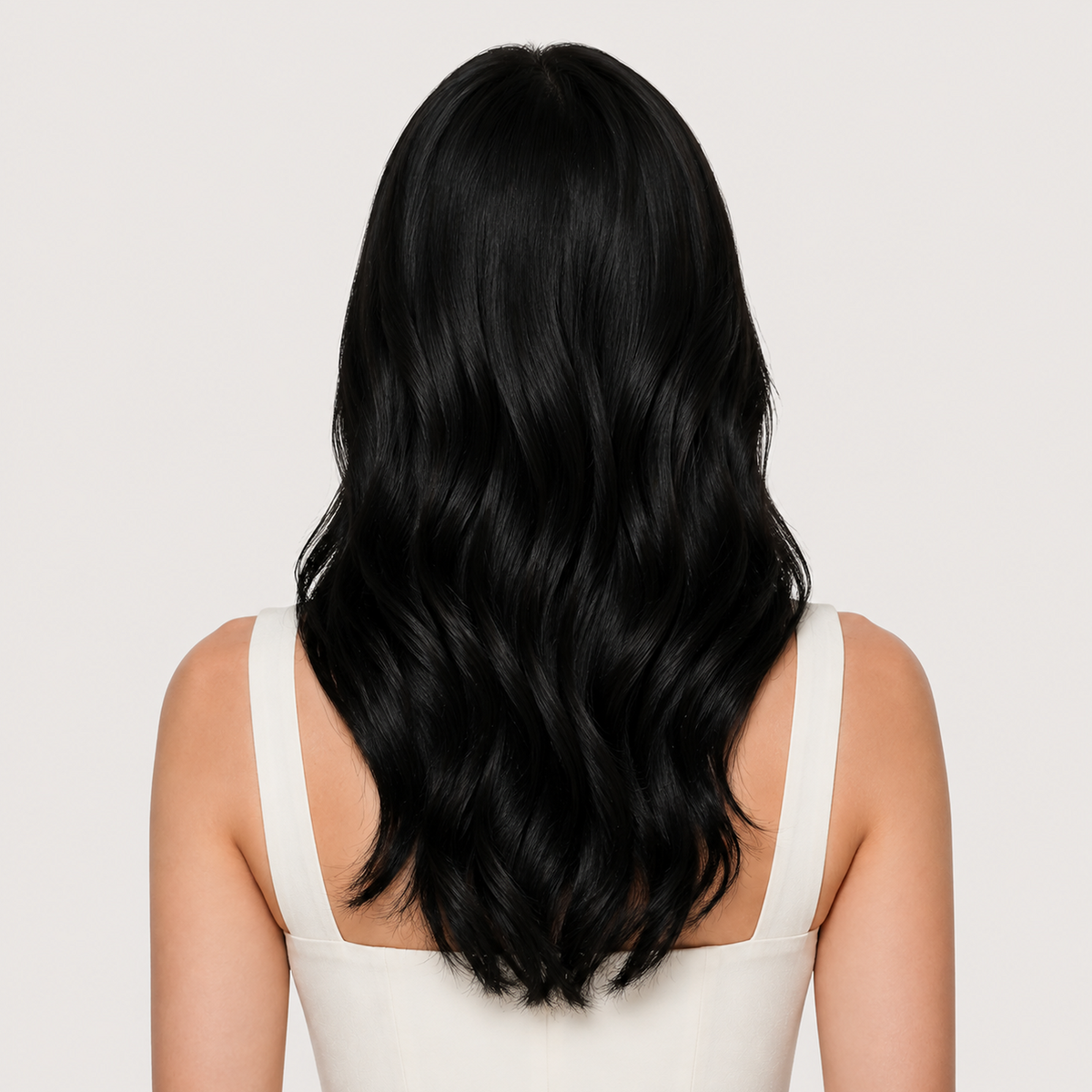 CLEAN JET BLACK #1 - CLIP-IN HAIR EXTENSIONS