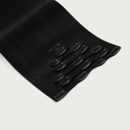 CLEAN JET BLACK #1 - CLIP-IN HAIR EXTENSIONS