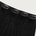 CLEAN JET BLACK #1 - CLIP-IN HAIR EXTENSIONS