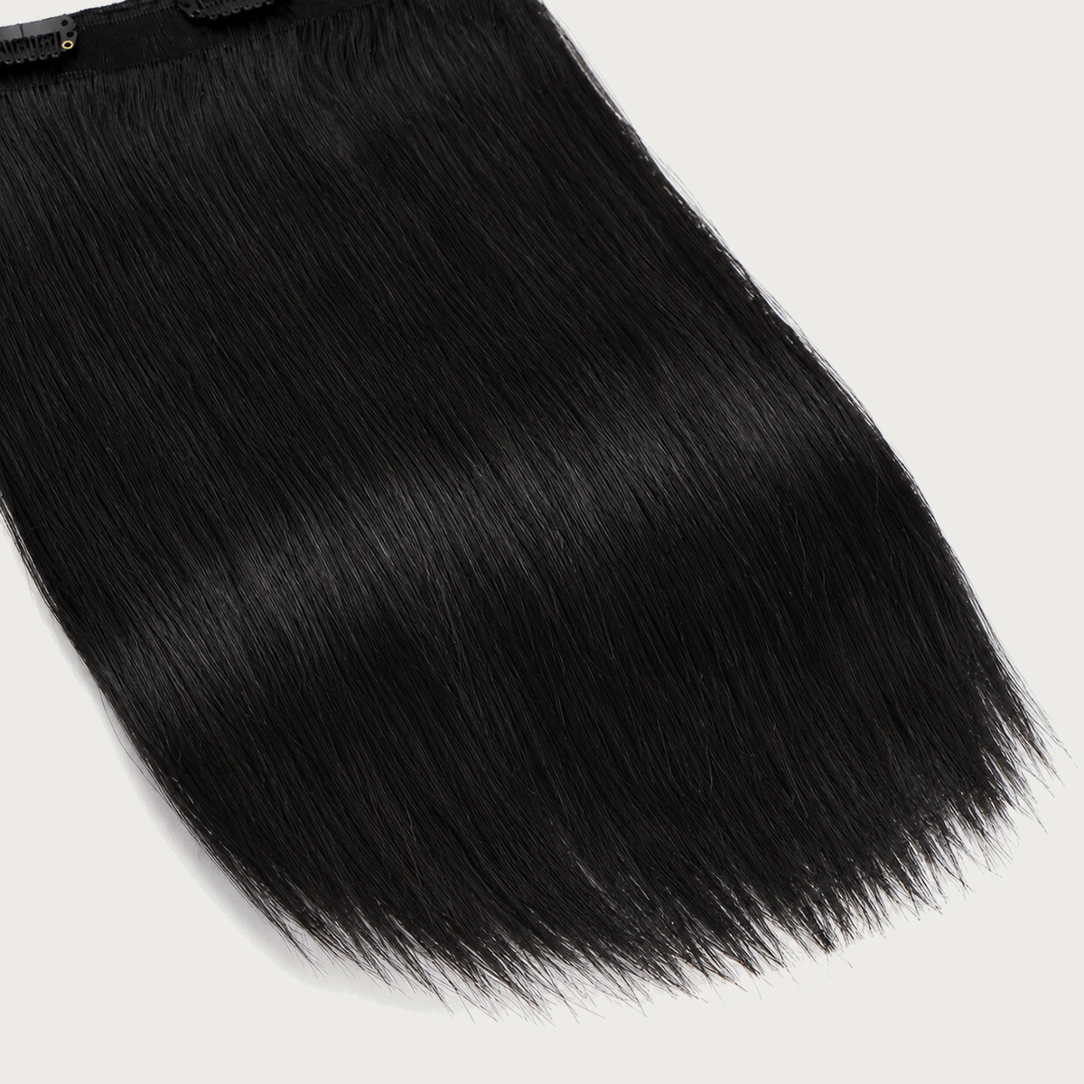 CLEAN JET BLACK #1 - CLIP-IN HAIR EXTENSIONS