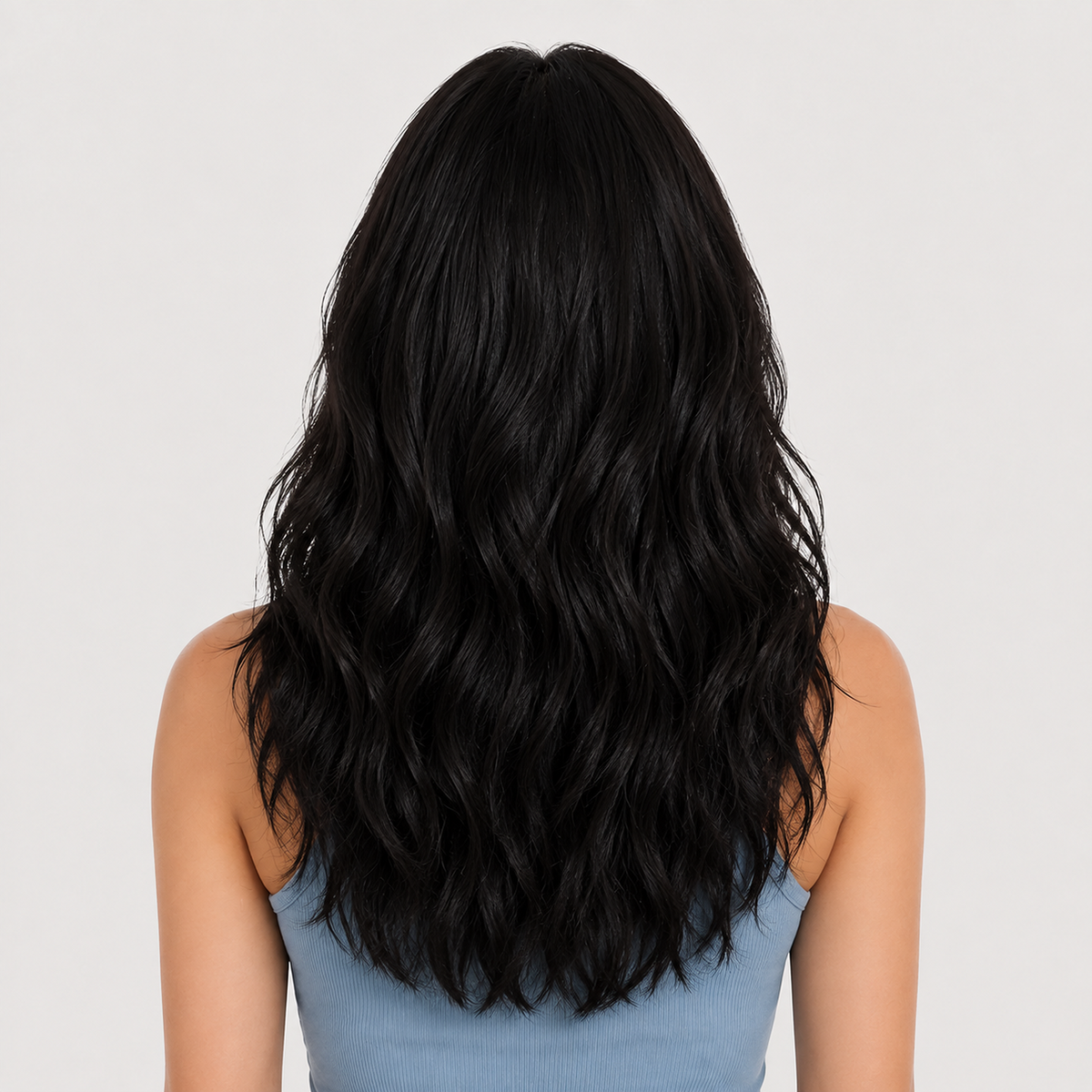 WASHED SOFT BLACK #1B - CLIP-IN HAIR EXTENSIONS