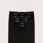 WASHED SOFT BLACK #1B - CLIP-IN HAIR EXTENSIONS