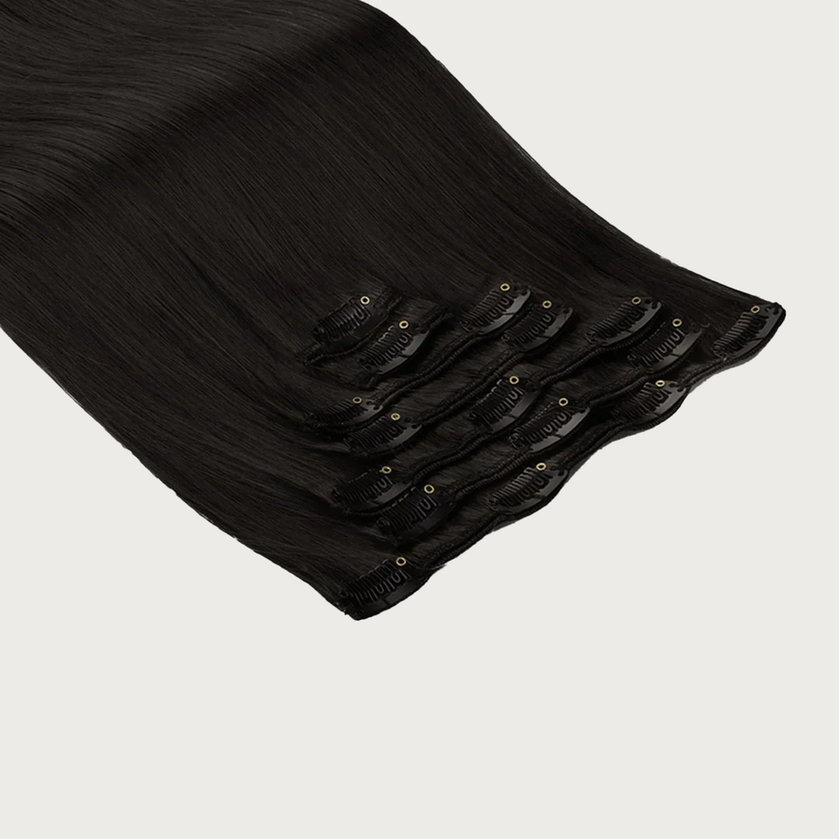 WASHED SOFT BLACK #1B - CLIP-IN HAIR EXTENSIONS