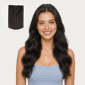 DARK ROAST BROWN #1C - CLIP-IN HAIR EXTENSIONS