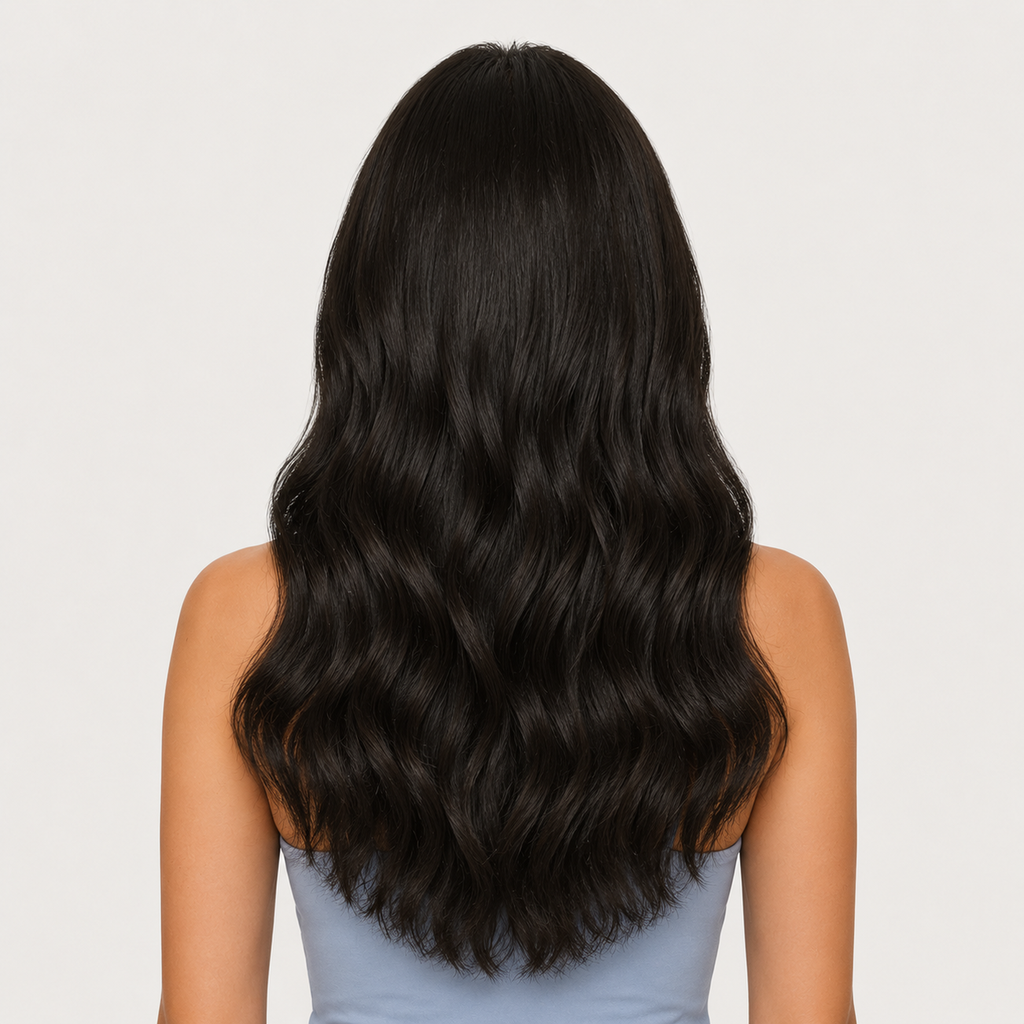 DARK ROAST BROWN #1C - CLIP-IN HAIR EXTENSIONS