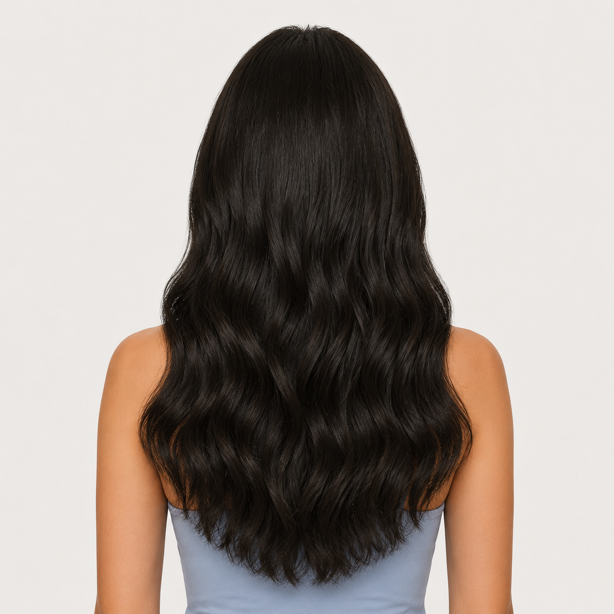 DARK ROAST BROWN #1C - CLIP-IN HAIR EXTENSIONS