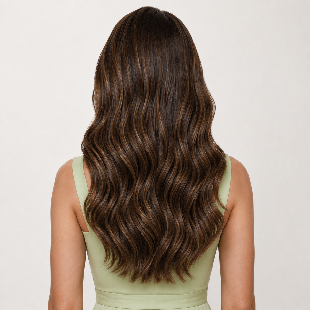 MOCHA RIBBON BROWN #1C#24#6C - CLIP-IN HAIR EXTENSIONS
