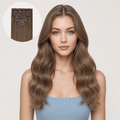 ALMOND BROWN #5 - CLIP-IN HAIR EXTENSIONS