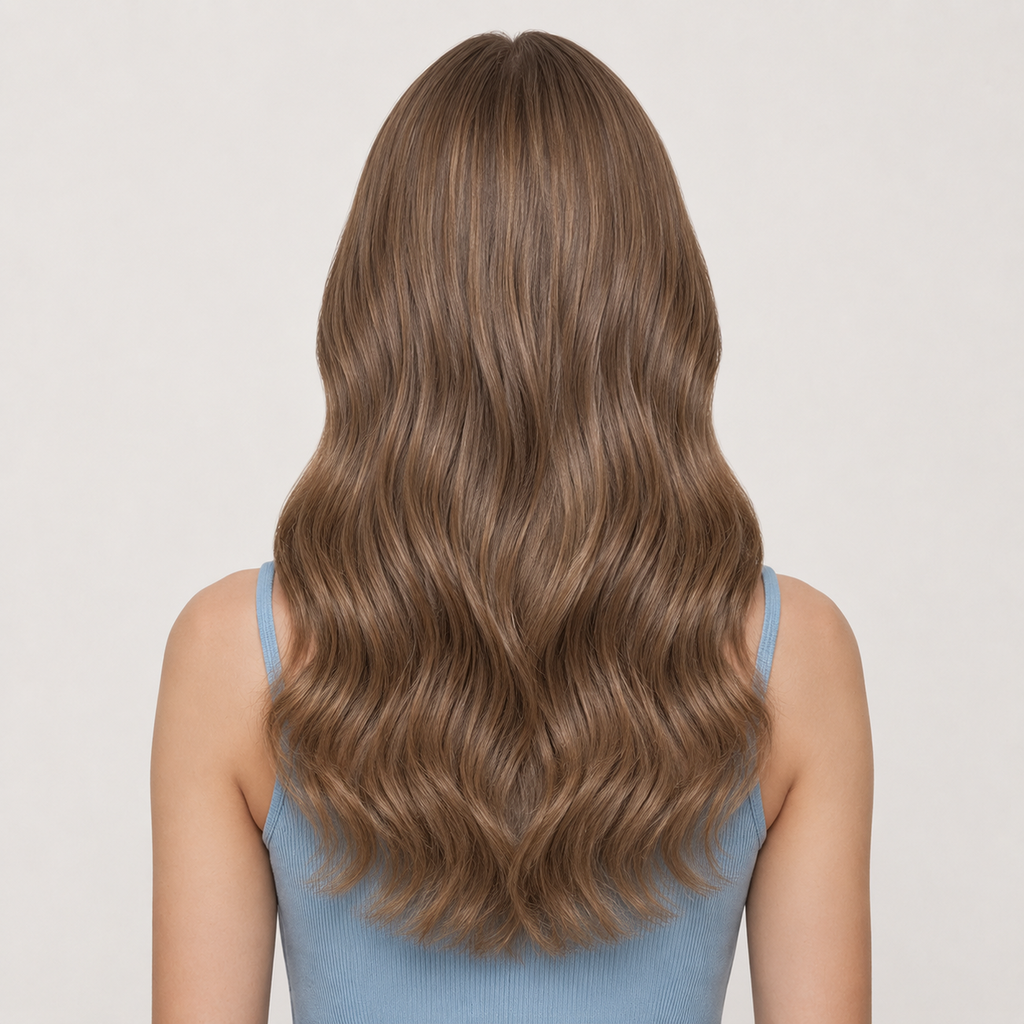 ALMOND BROWN #5 - CLIP-IN HAIR EXTENSIONS