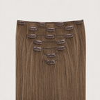 ALMOND BROWN #5 - CLIP-IN HAIR EXTENSIONS