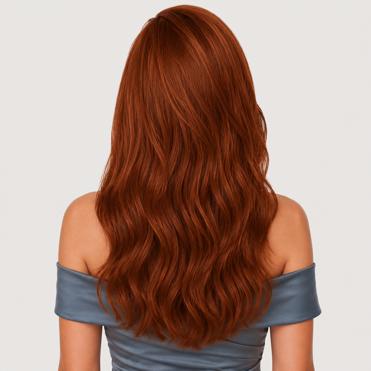 CHERRY RED #570 - CLIP-IN HAIR EXTENSIONS