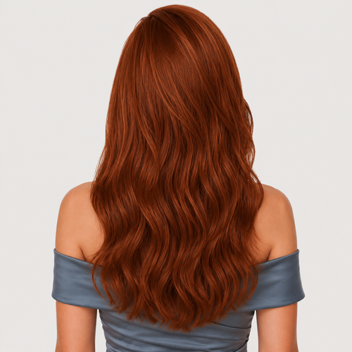 CHERRY RED #570 - CLIP-IN HAIR EXTENSIONS