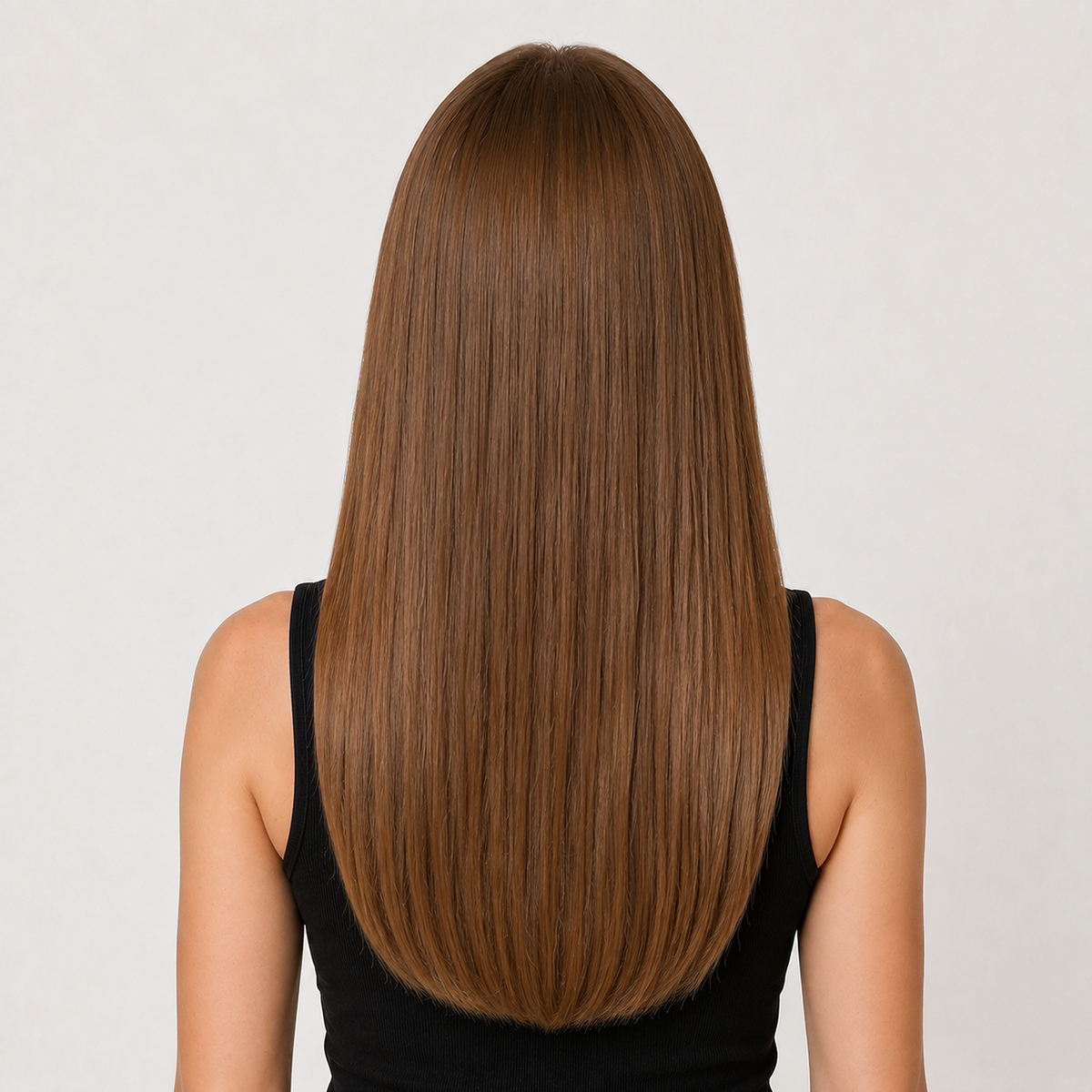 CINNAMON BROWN #6 - CLIP-IN HAIR EXTENSIONS