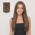 MUSHROOM BROWN #8 - CLIP-IN HAIR EXTENSIONS