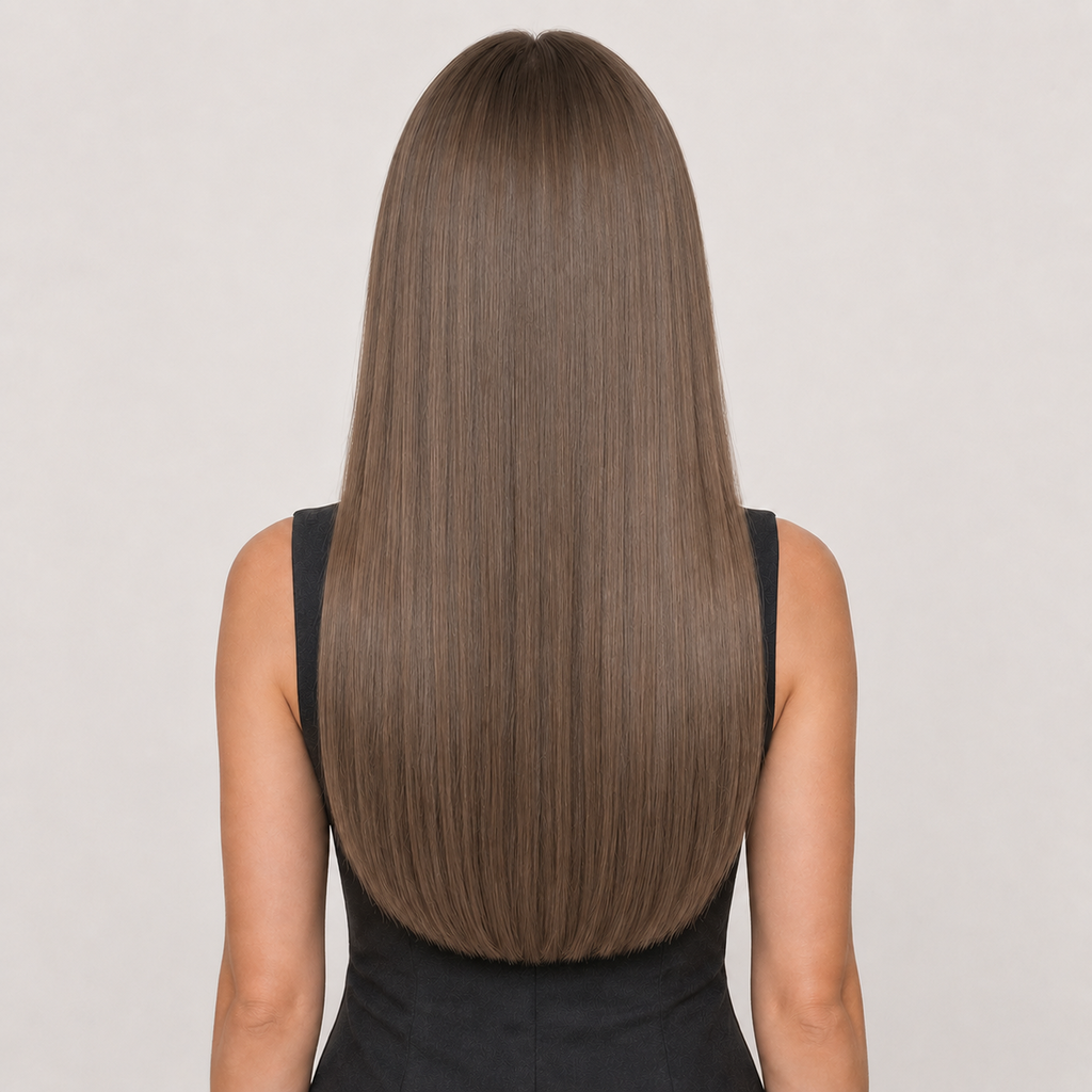 MUSHROOM BROWN #8 - CLIP-IN HAIR EXTENSIONS