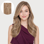 MUSHROOM BEIGE MIX #8#8#60 - CLIP-IN HAIR EXTENSIONS