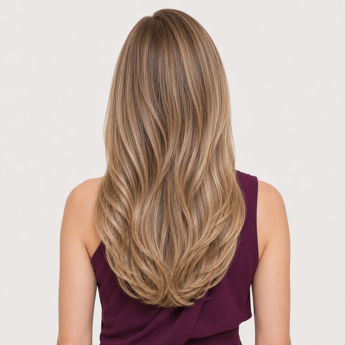 MUSHROOM BEIGE MIX #8#8#60 - CLIP-IN HAIR EXTENSIONS