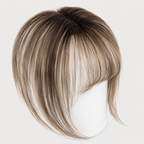 ROOTED BEIGE BRONDE #(T3/8)P(T3/613) - CLIP-IN BANGS HAIR EXTENSIONS 8 Inch